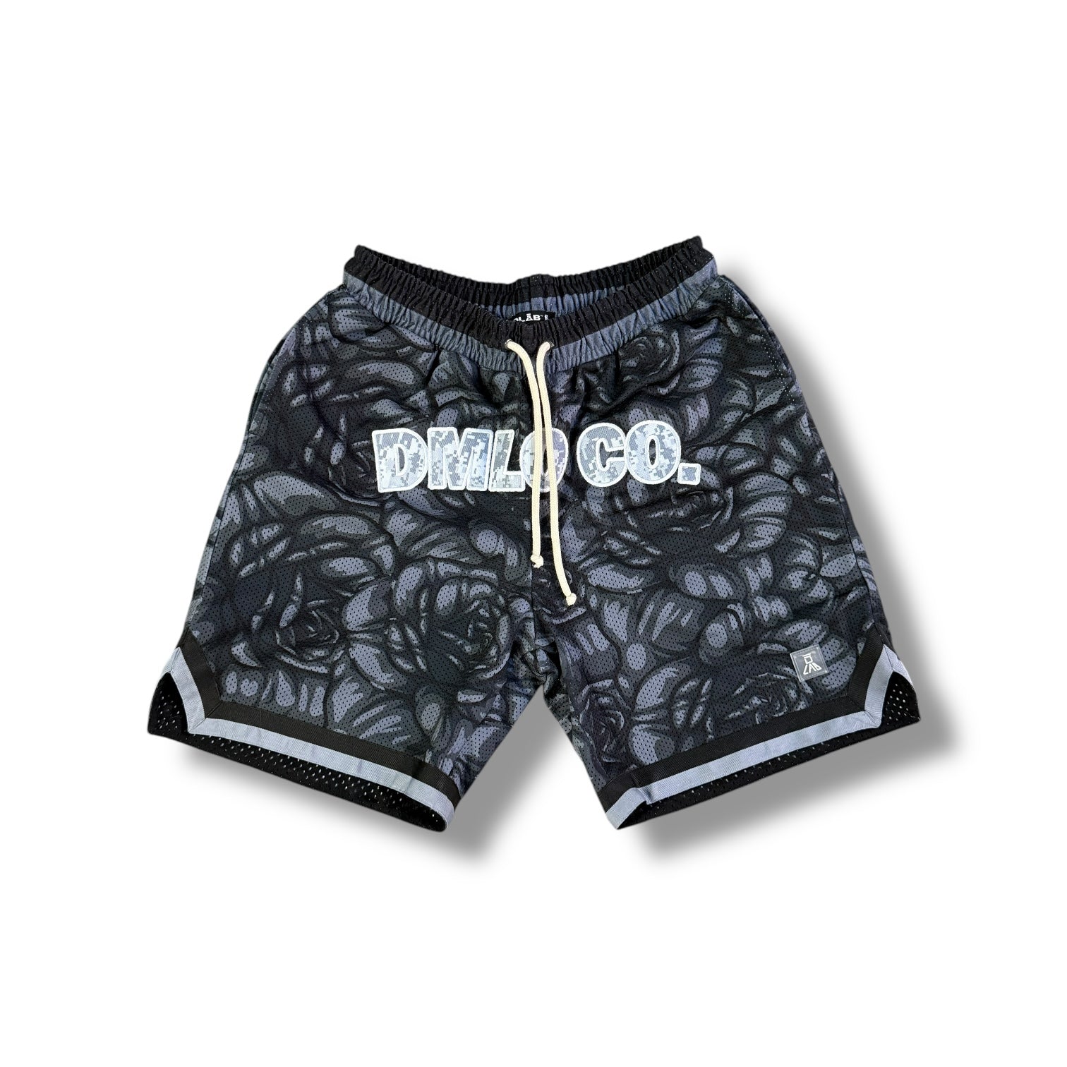 DLAB “ Black Roses” Basketball Mesh Shorts