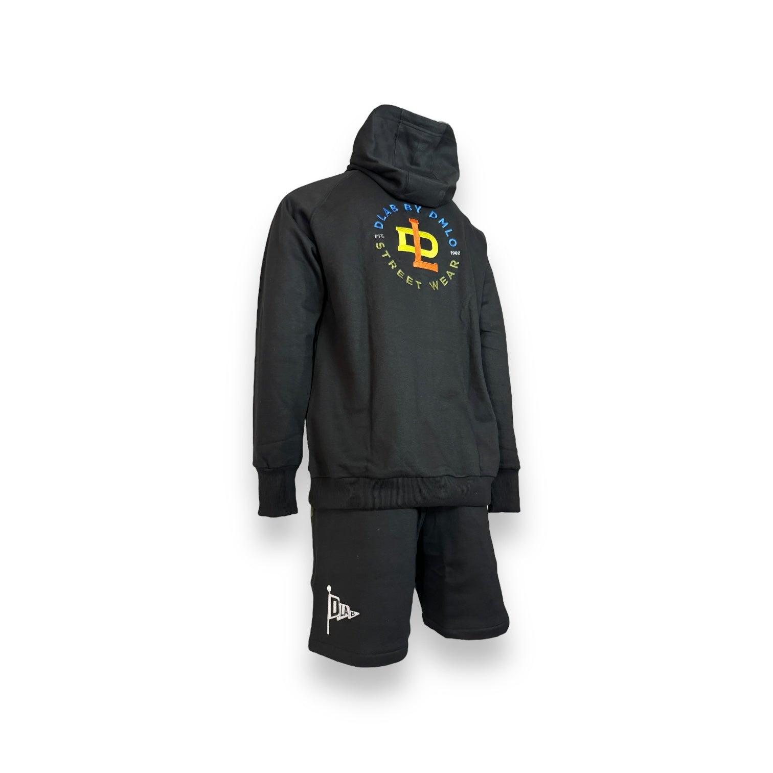 DLAB "DL82” Black Oversized Hoodie - DlabStore