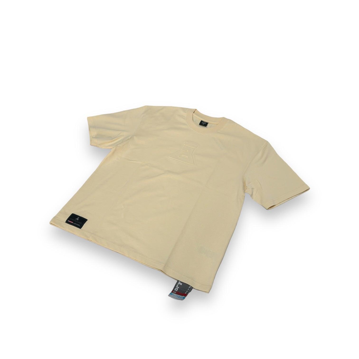 DLAB Oversized Embossed Tee Cream - DlabStore