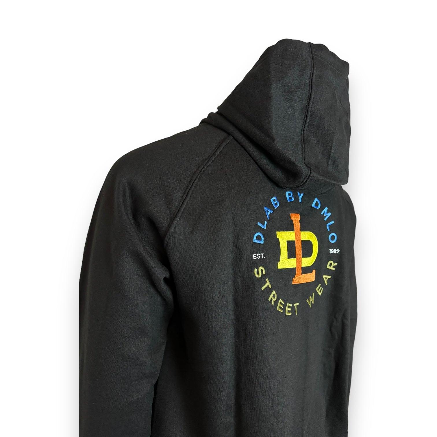 DLAB "DL82” Black Oversized Hoodie - DlabStore