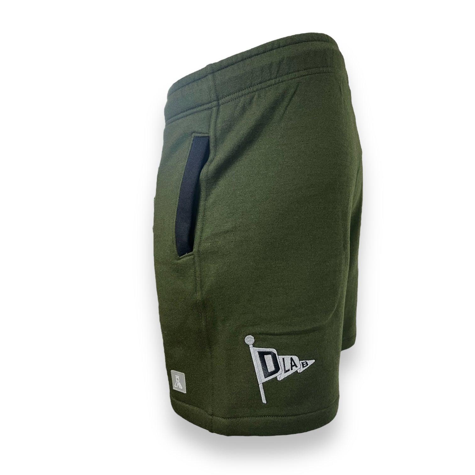 DLAB "SCRPT” SweatShort Olive Green - DlabStore