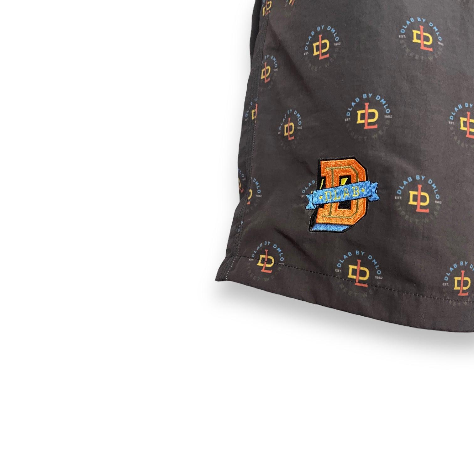 DLAB Hybrid Shorts Black Sublimated with Yellow Pocket - DlabStore