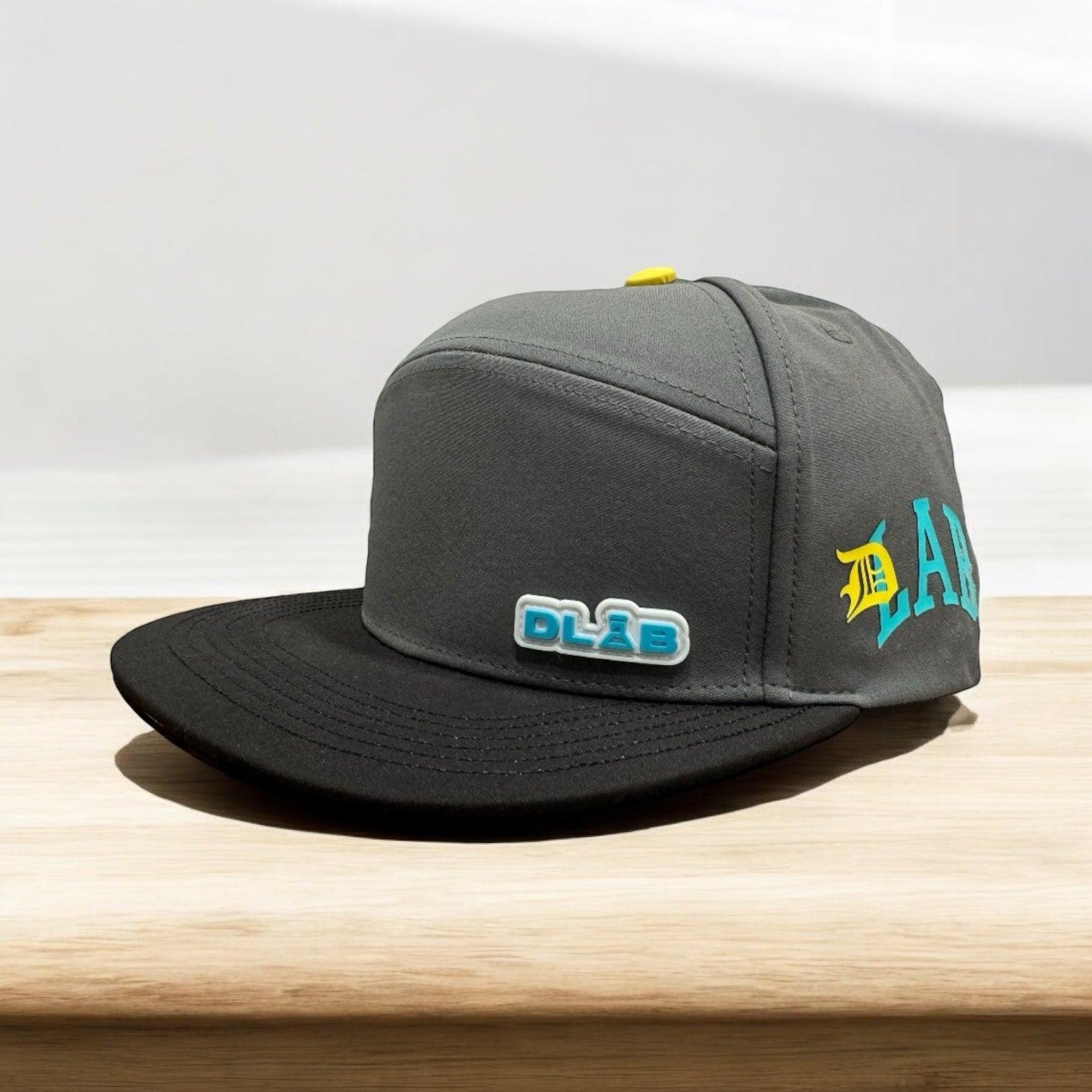 DLAB WaterProof Hybrid 5 Panel SnapBack Gray/Black - DlabStore