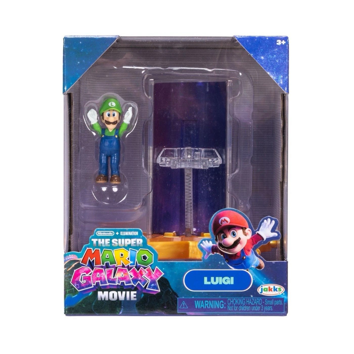 The Super Mario Galaxy Movie 1.5” Luigi with Star Launcher by Jakks Pacific
