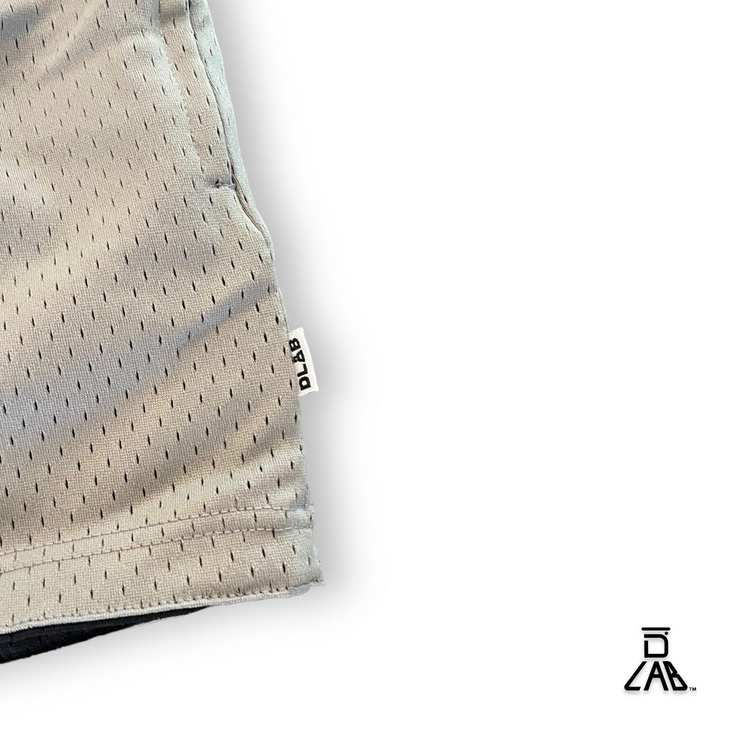 DLAB Men's Mesh Reversible Shorts (BLACK/GREY) - DlabStore