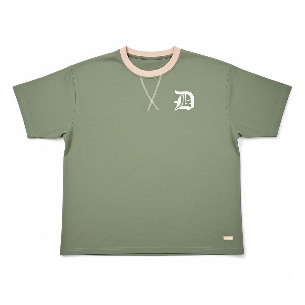 French Terry Heavyweight Shirt Sage Green