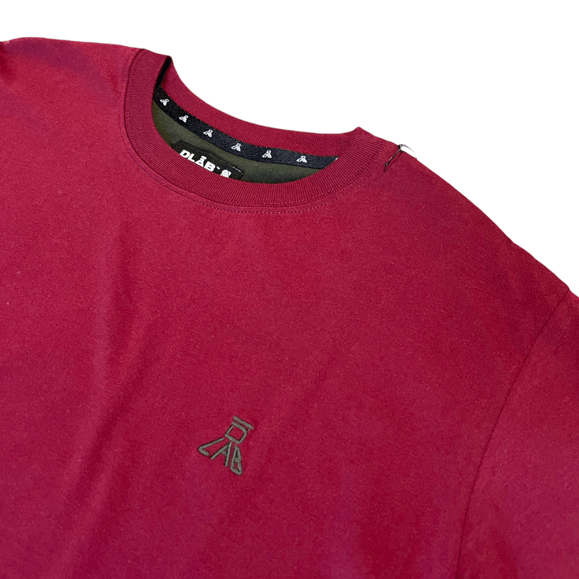 Dlab Essentials Burgundy/Verde Monte Logo Tee - DlabStore