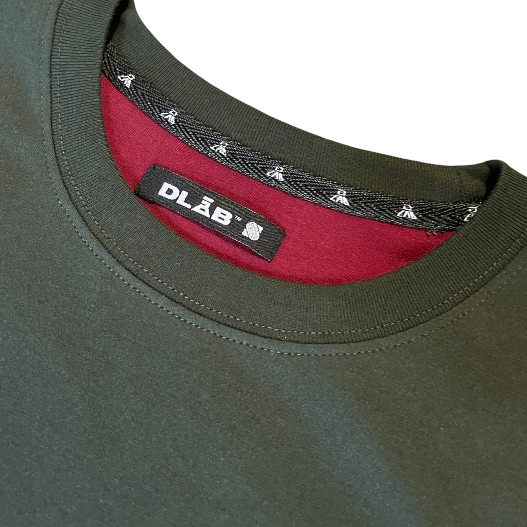 Dlab Essentials Verde Monte/Burgundy Logo - DlabStore