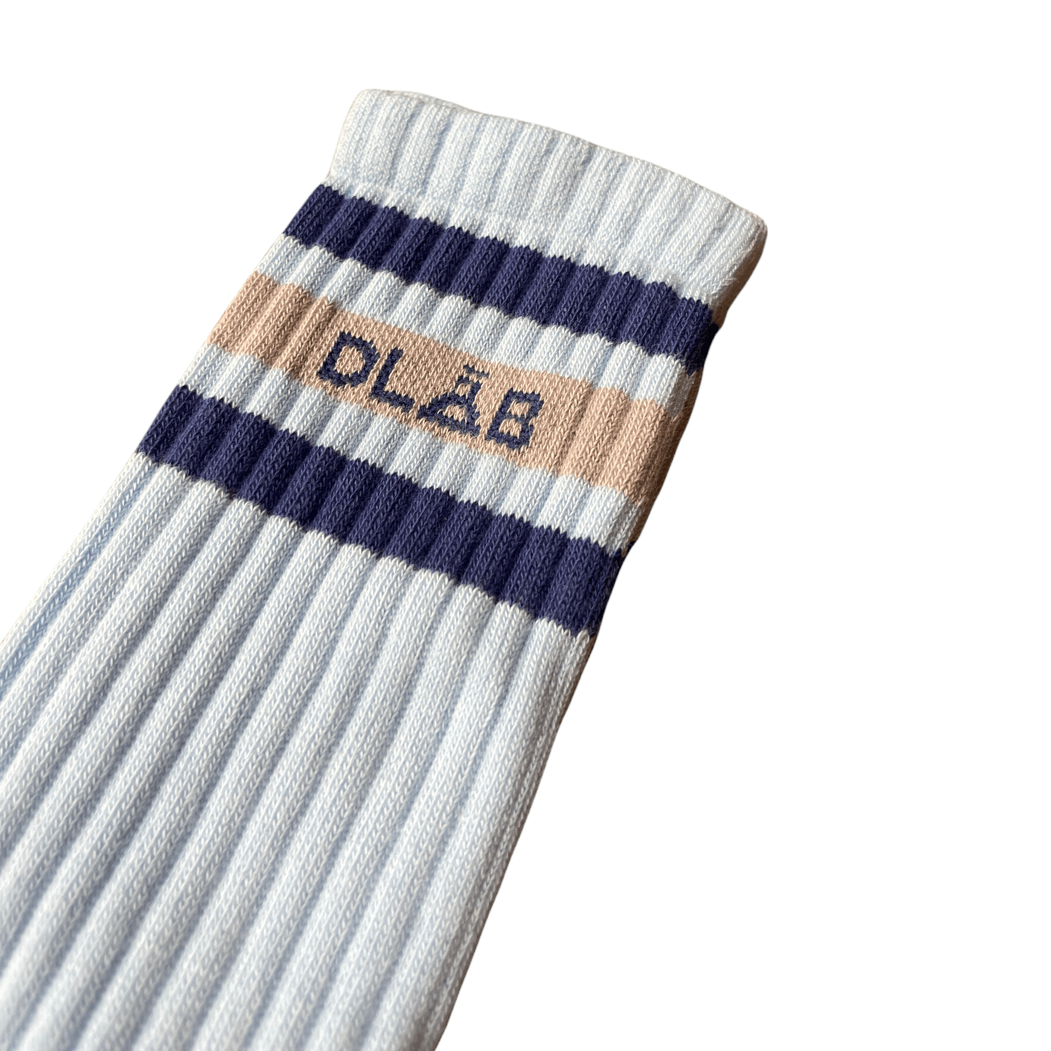 Dlab Socks (High) Baby Blue/Lines - DlabStore