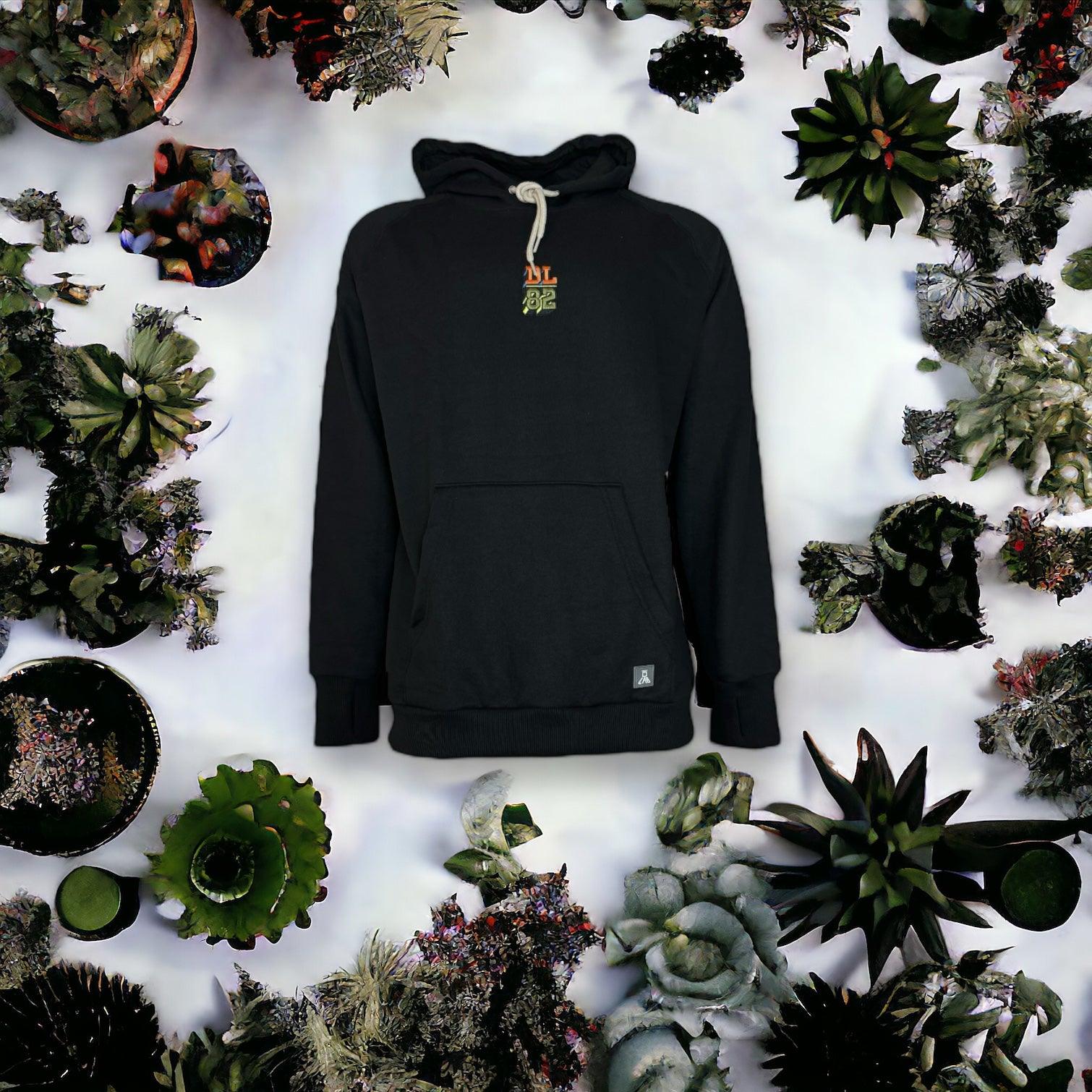 DLAB "DL82” Black Oversized Hoodie - DlabStore