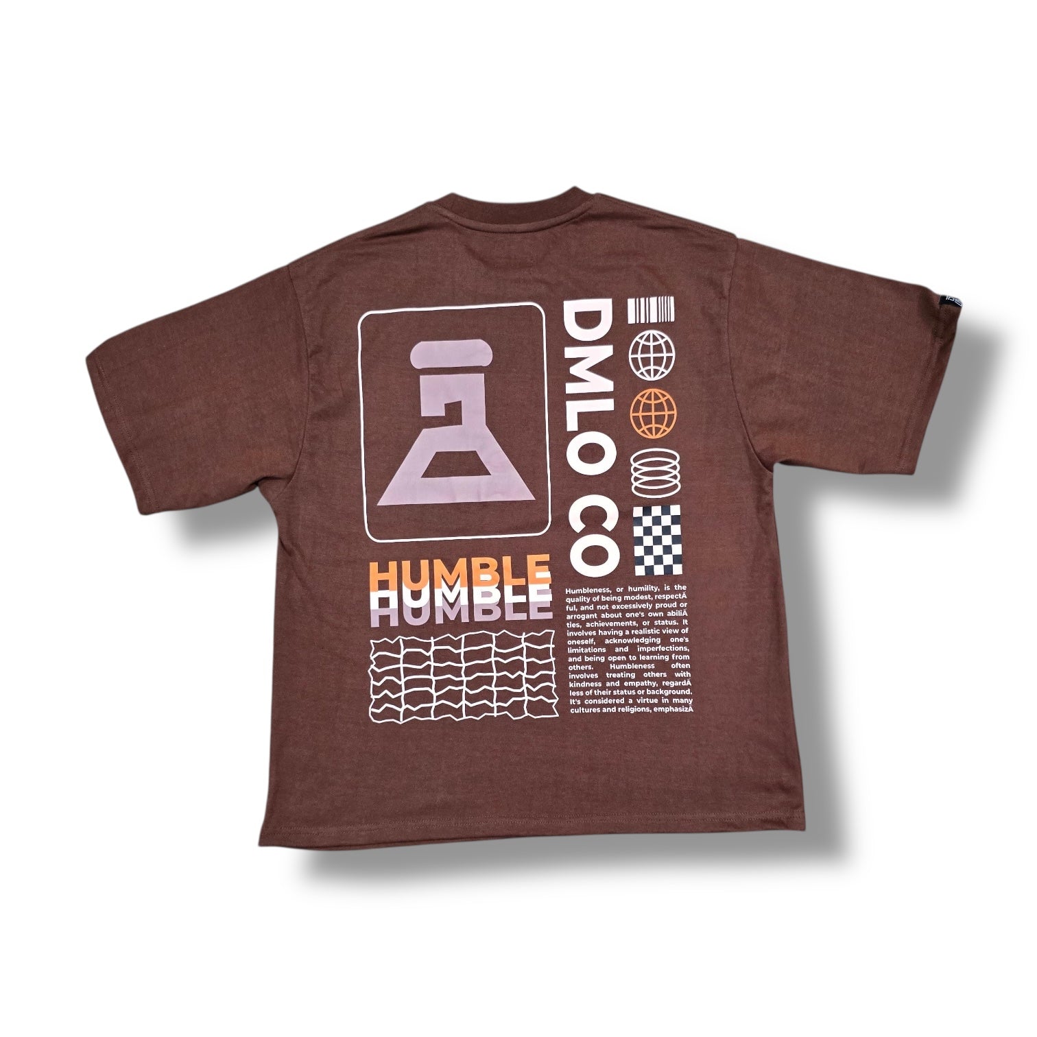 DLAB “Stay Humble” Oversized Box fit Tee