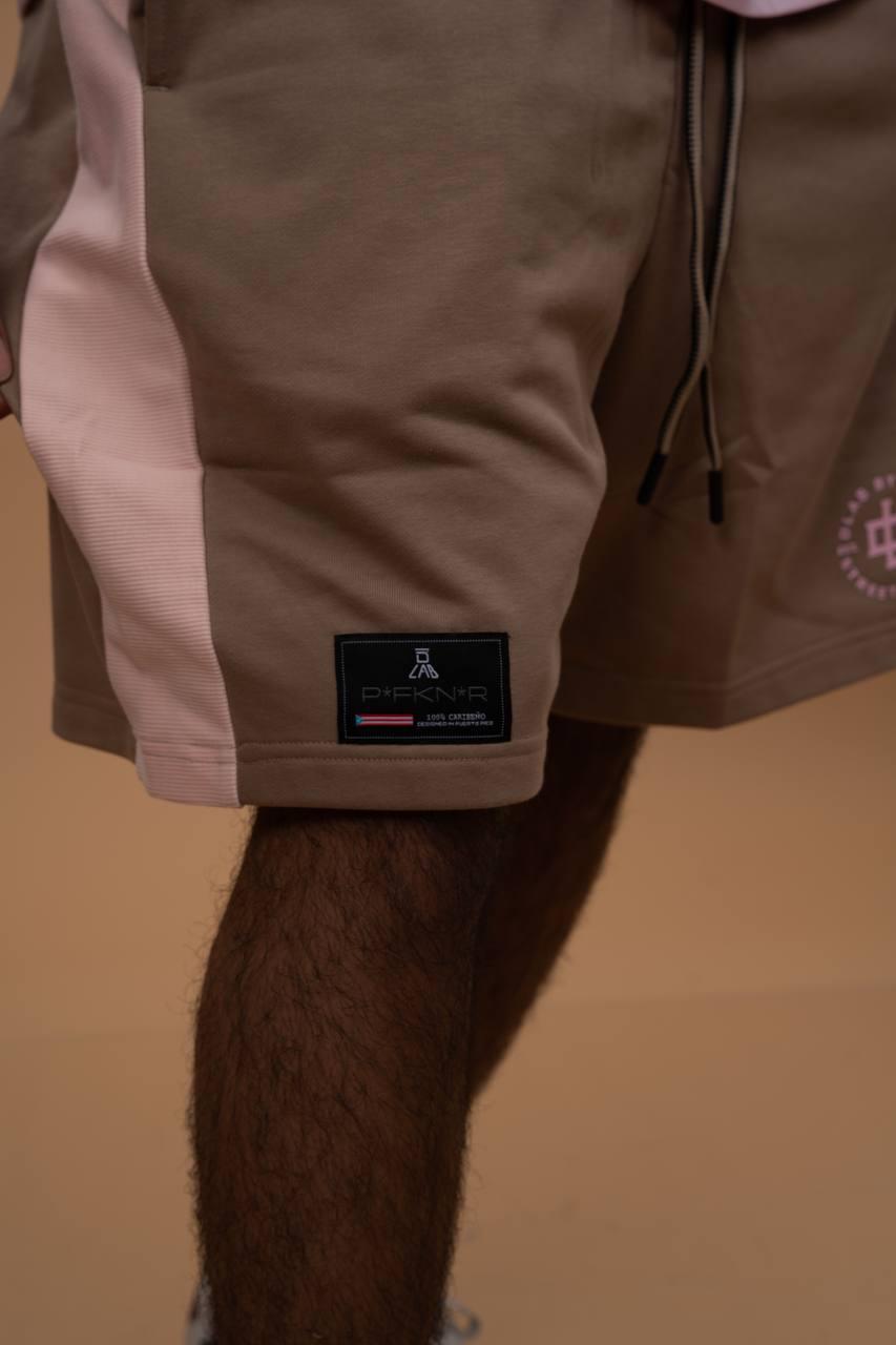 DLAB Short Brown/Cream/Pink - DlabStore