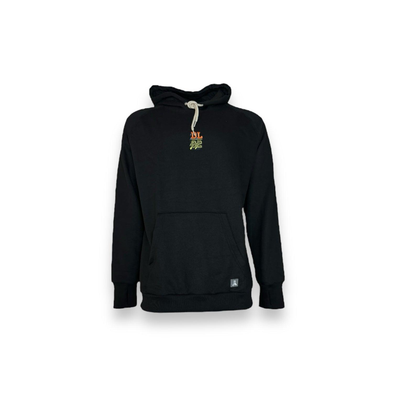 DLAB "DL82” Black Oversized Hoodie - DlabStore