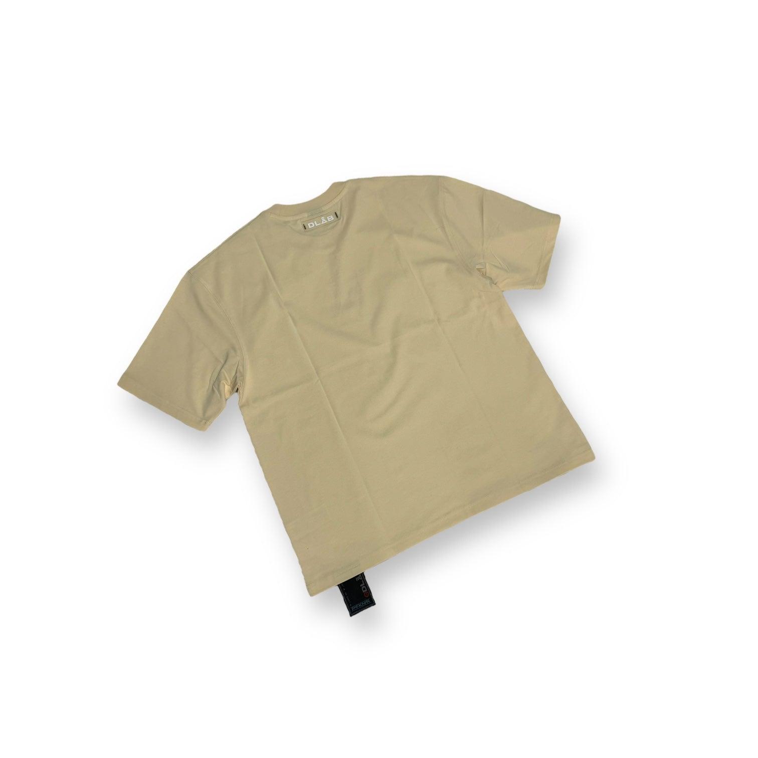 DLAB Oversized Embossed Tee Cream - DlabStore