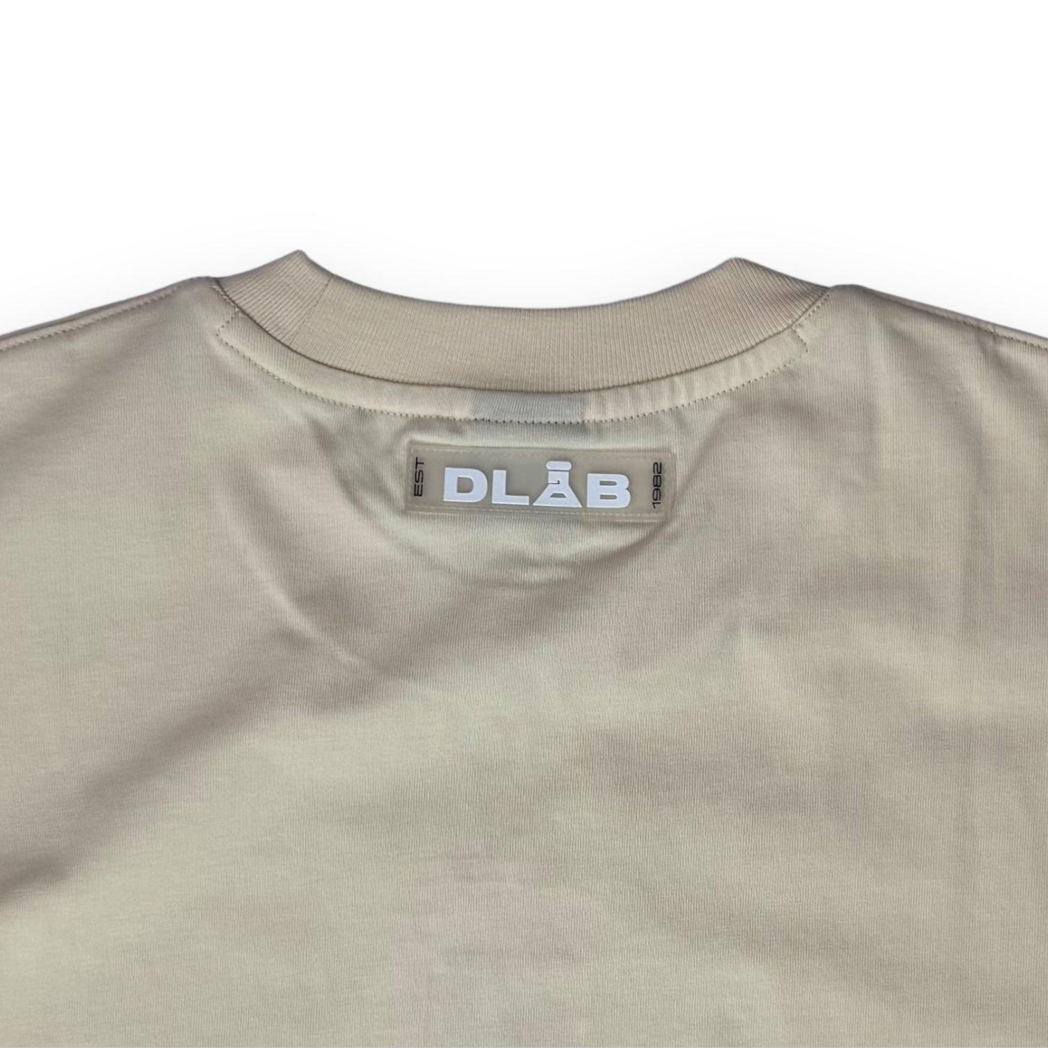 DLAB Oversized Embossed Tee Cream - DlabStore