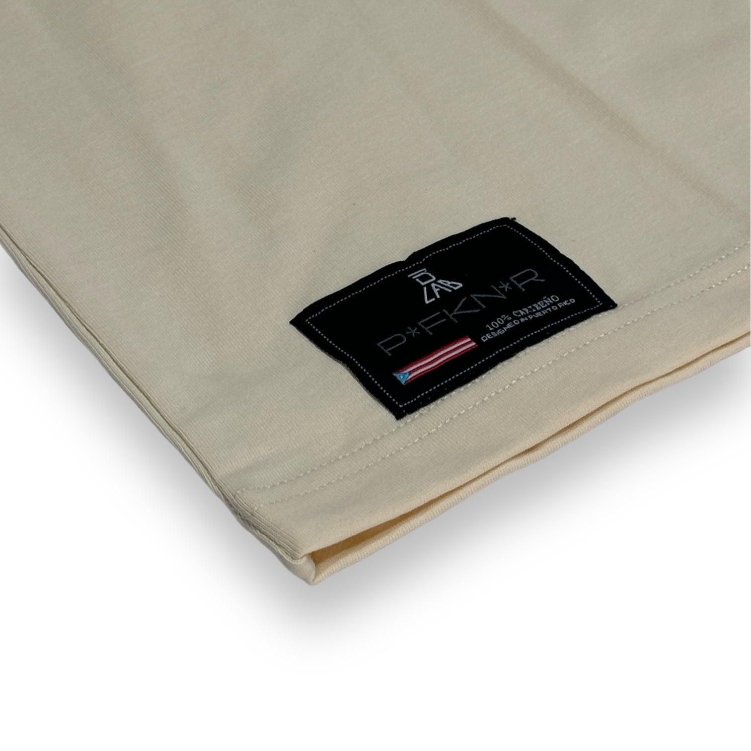 DLAB Oversized Embossed Tee Cream - DlabStore