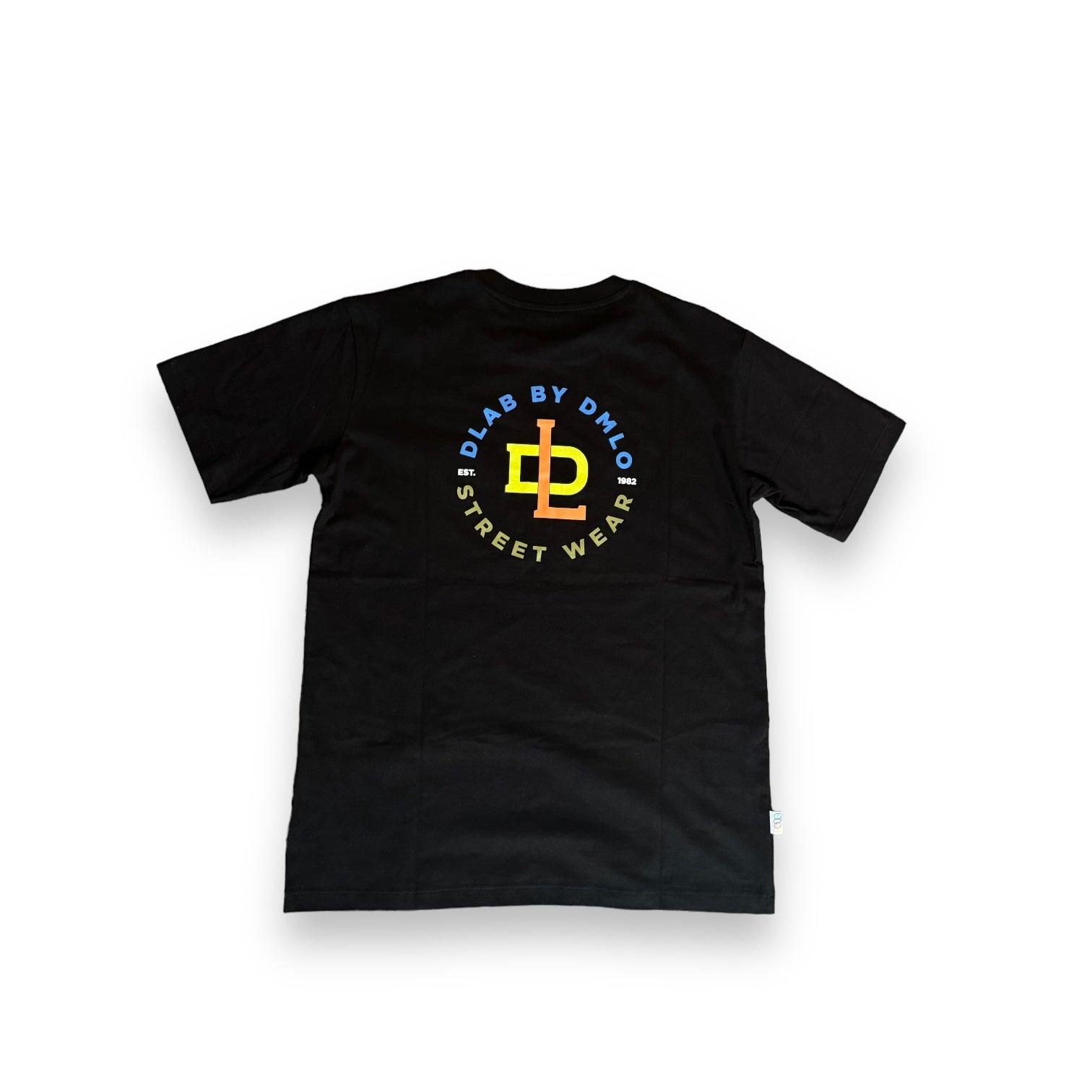 DLAB “Alternate Round Logo” Black Tee - DlabStore