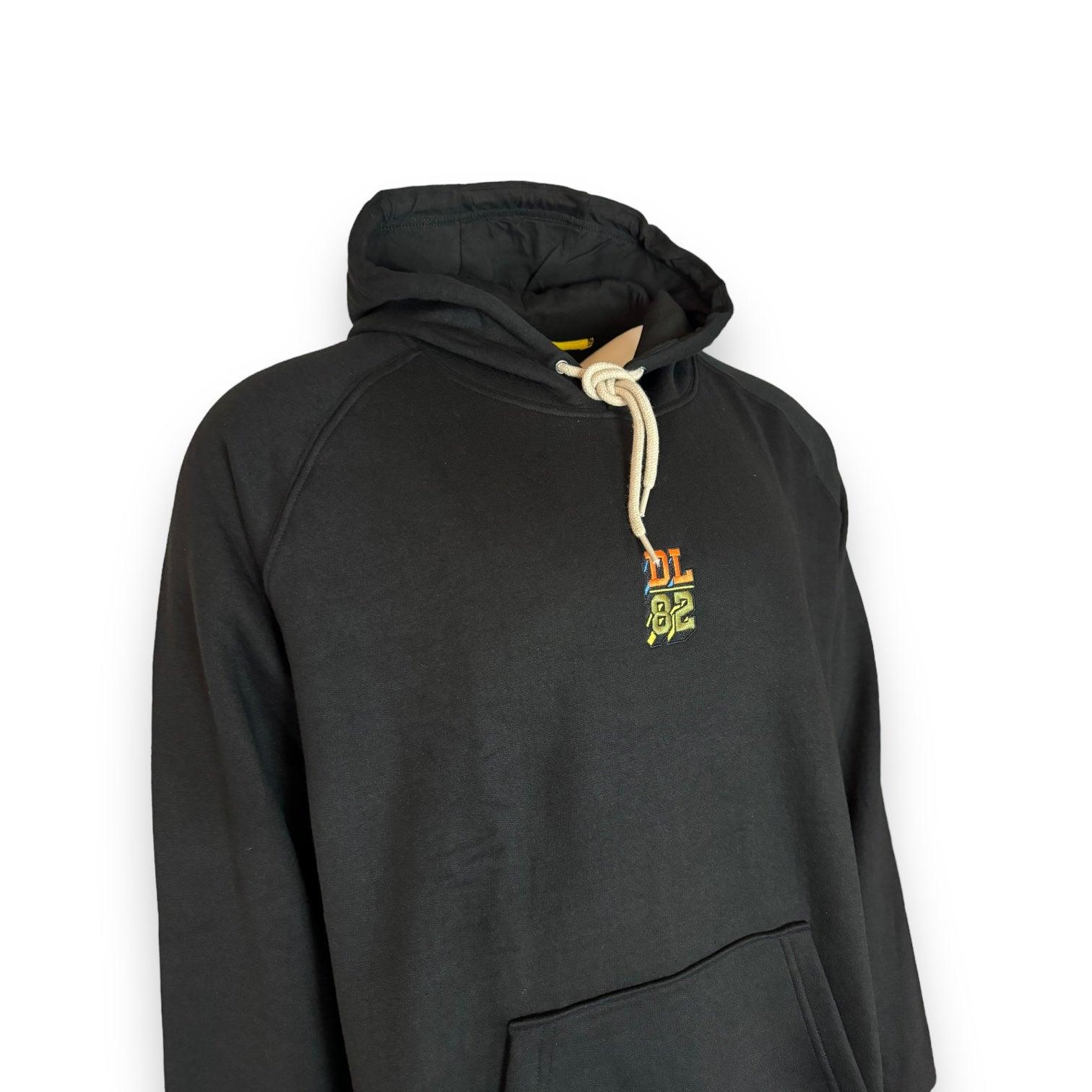 DLAB "DL82” Black Oversized Hoodie - DlabStore