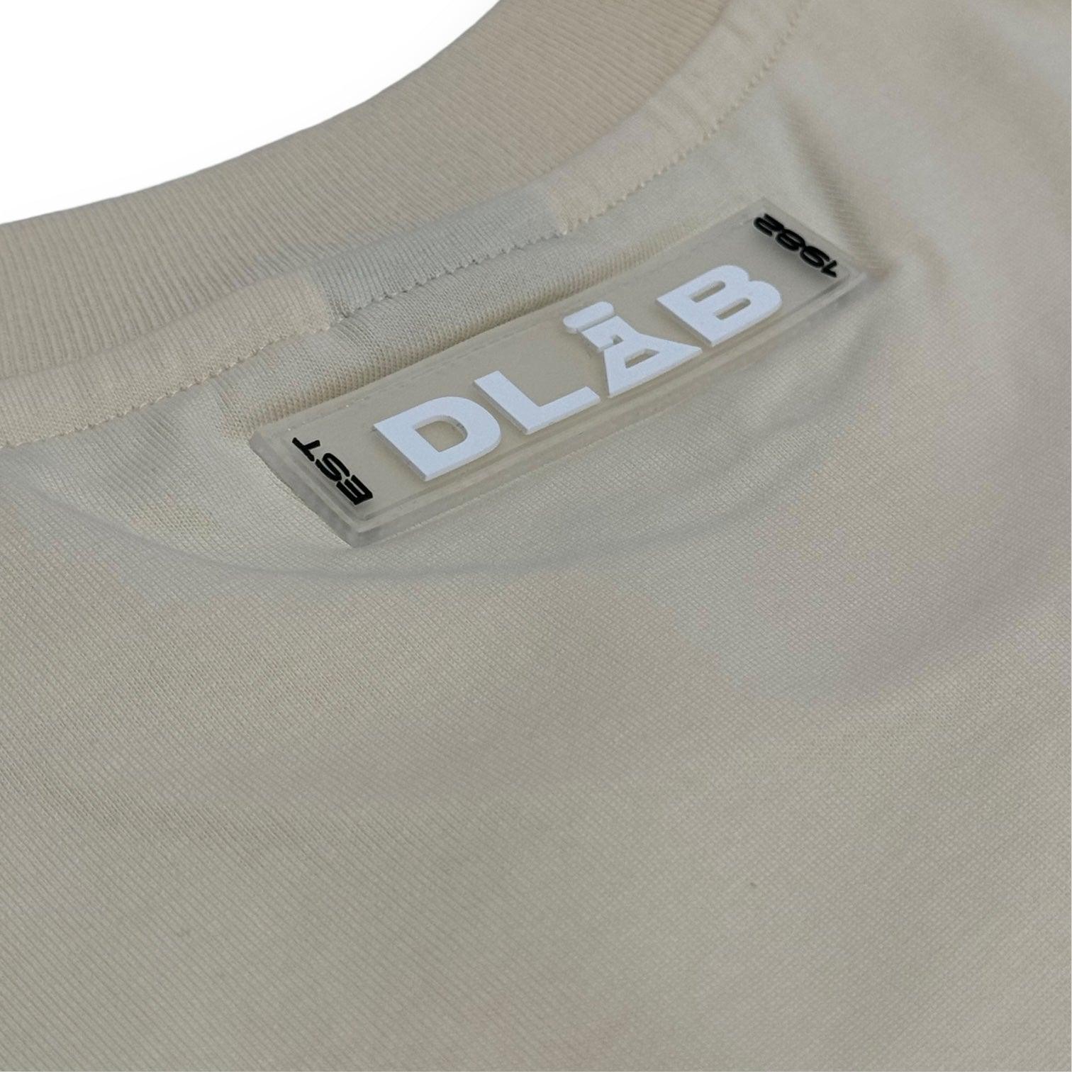 DLAB Oversized Embossed Tee Cream - DlabStore