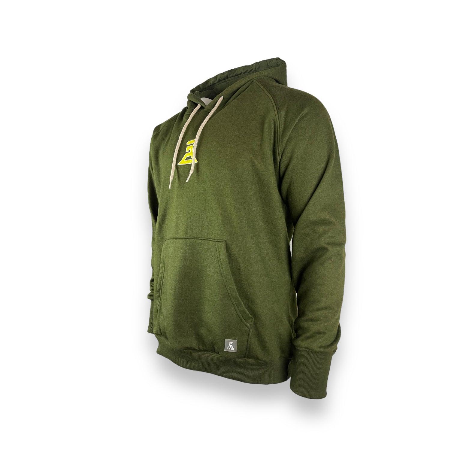 DLAB "SCRIPT” Oversized Hoodie Olive Green - DlabStore