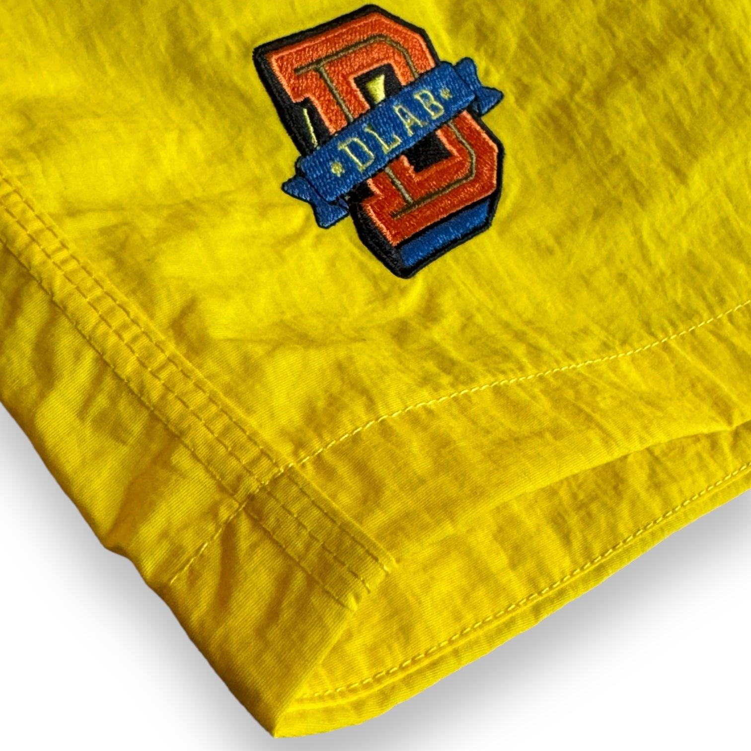 DLAB Hybrid Shorts Yellow with Brown Pocket - DlabStore