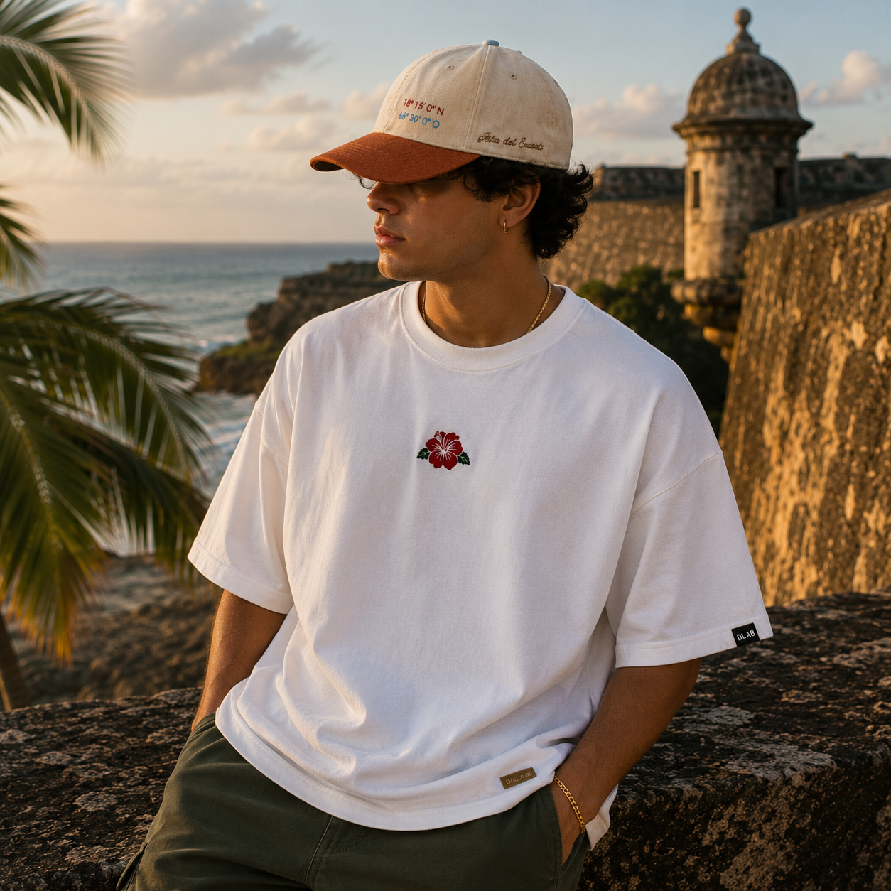 DLAB “Naranja Ladrillo” 6 Panel Curved Brim SnapBack “Bori” Edition Vol 2
