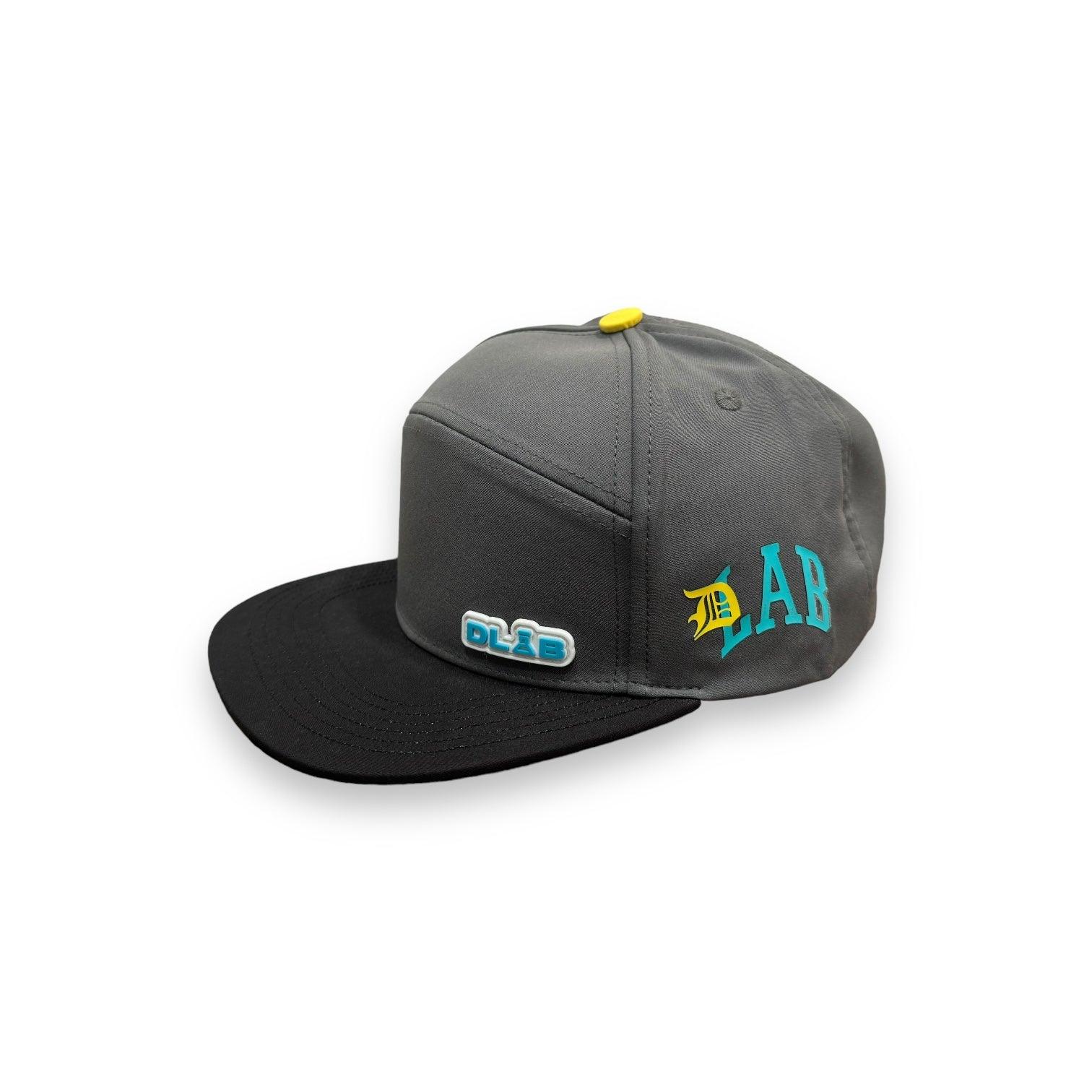 DLAB WaterProof Hybrid 5 Panel SnapBack Gray/Black - DlabStore