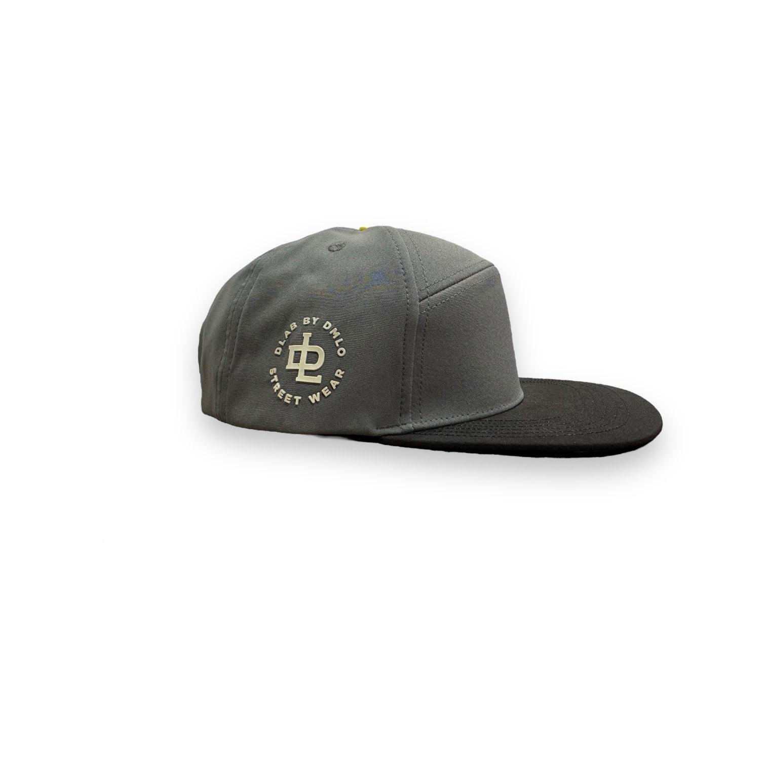 DLAB WaterProof Hybrid 5 Panel SnapBack Gray/Black - DlabStore