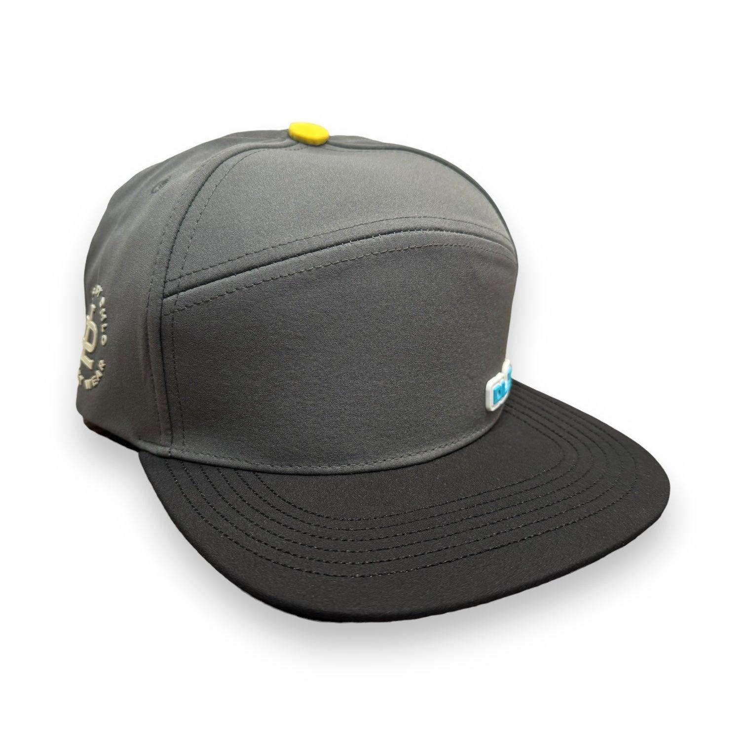 DLAB WaterProof Hybrid 5 Panel SnapBack Gray/Black - DlabStore