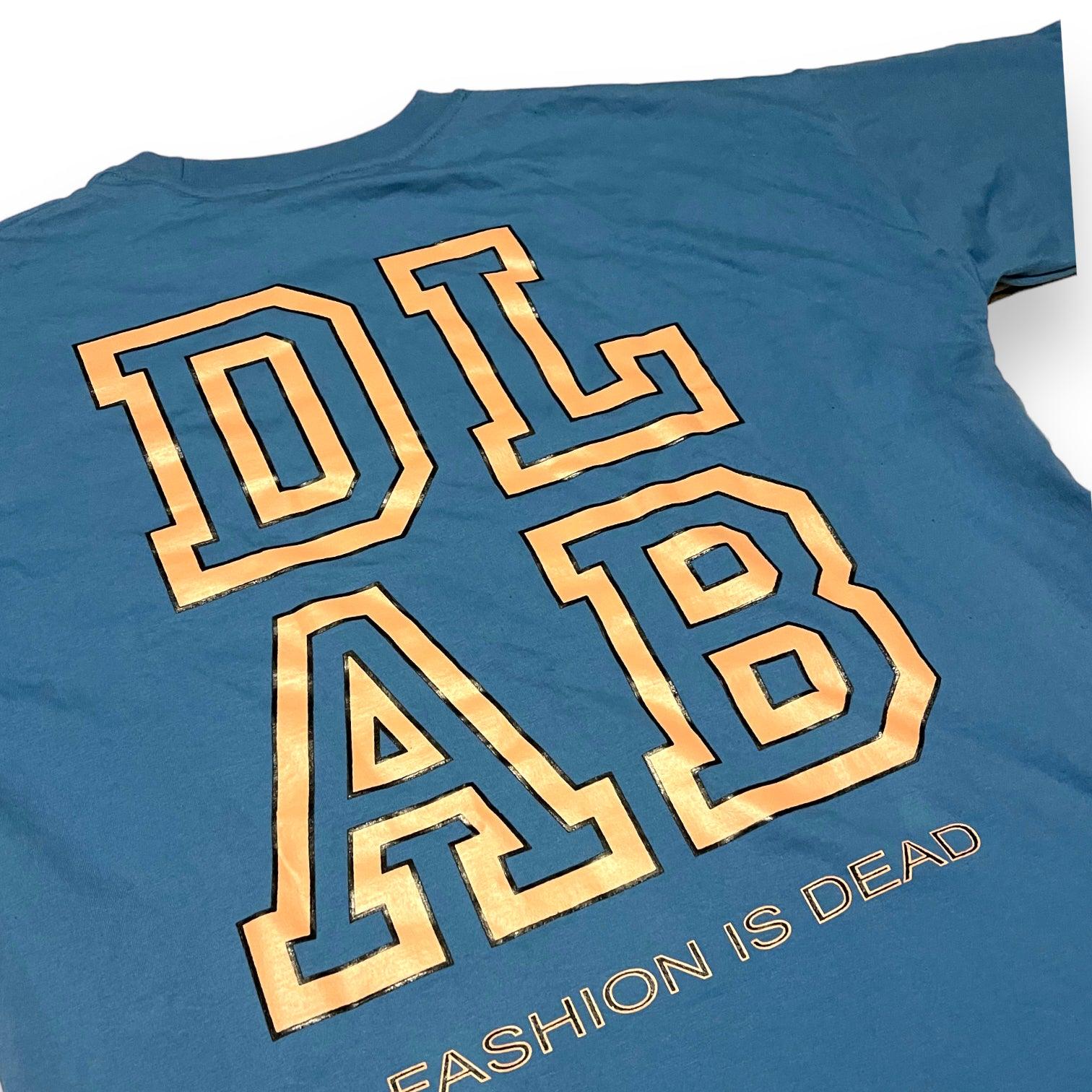 Dlab BASICS "Fashion is Dead" Tee (Blue) - DlabStore