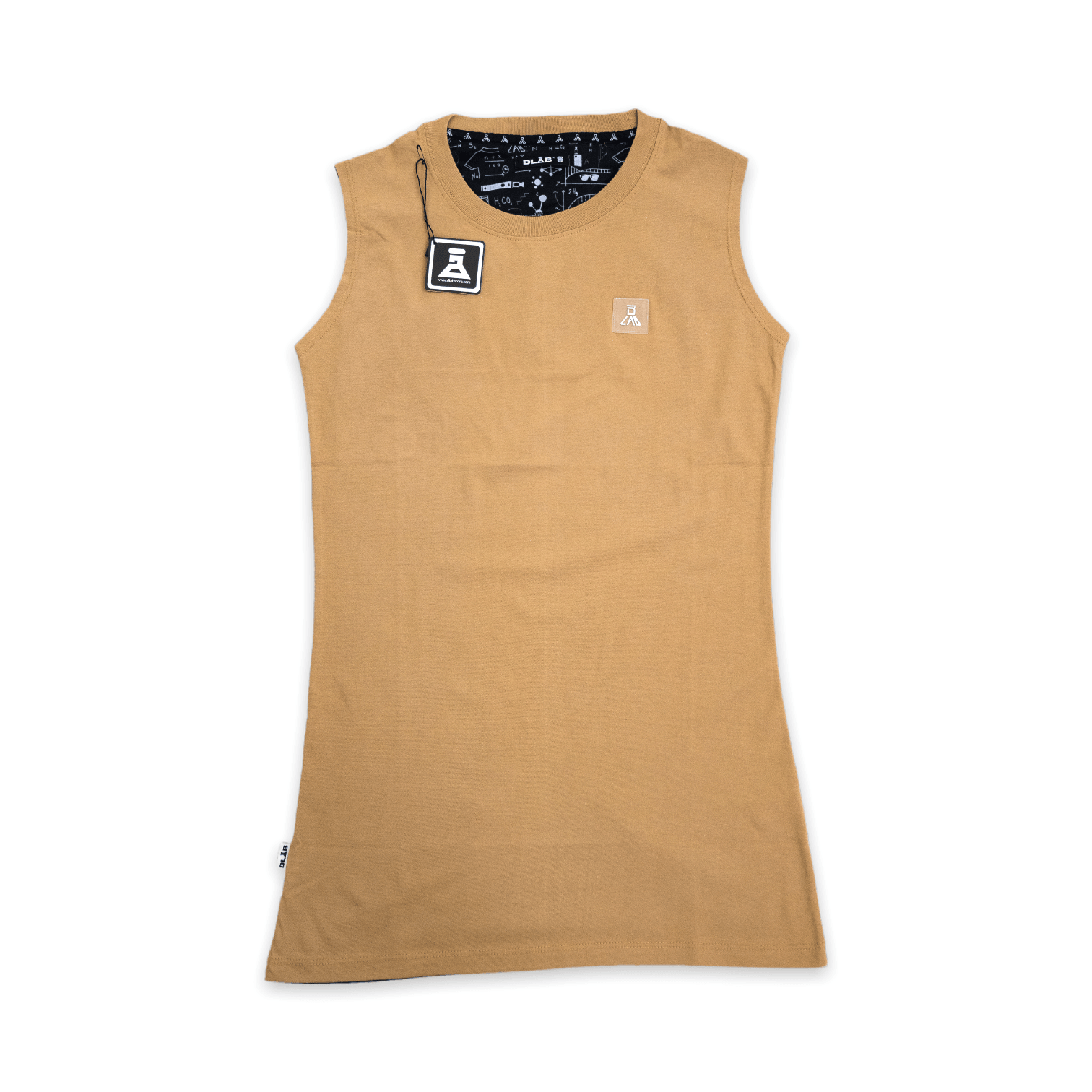 DLAB Women's Short Shirt Dress Beige - DlabStore