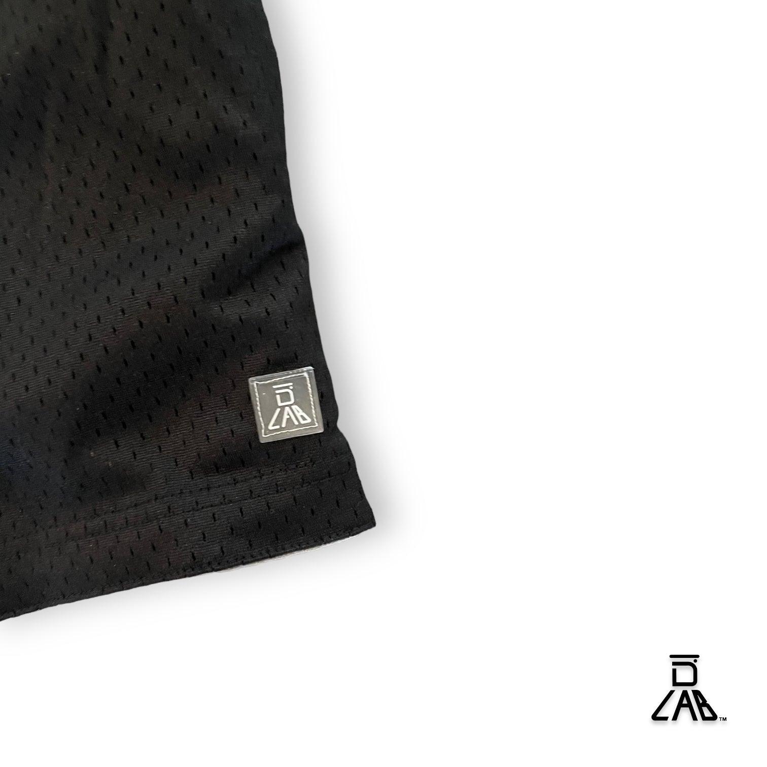 DLAB Men's Mesh Reversible Shorts (BLACK/GREY) - DlabStore