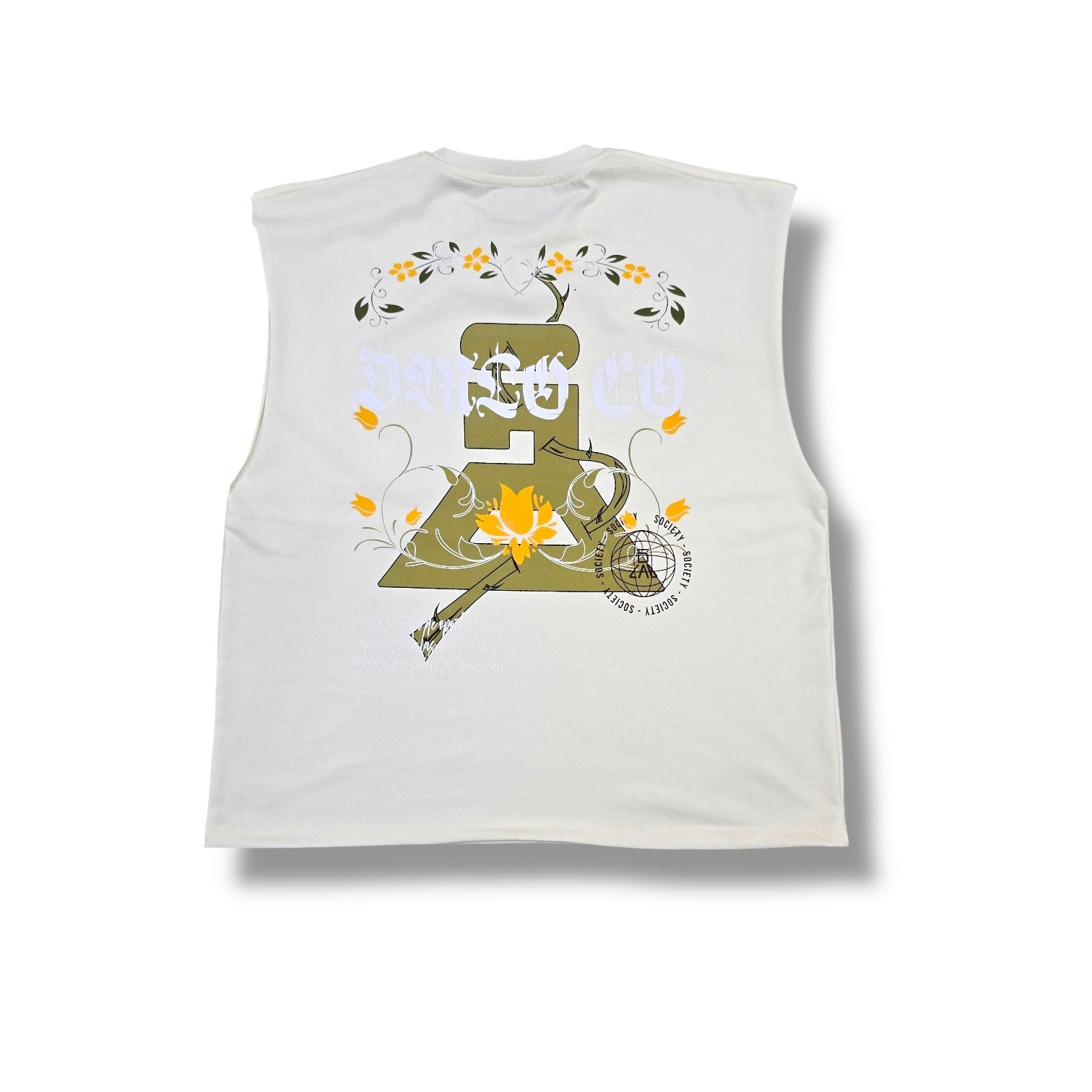 DLAB “Opportunities” Sleeveless Oversized Box fit Tee"