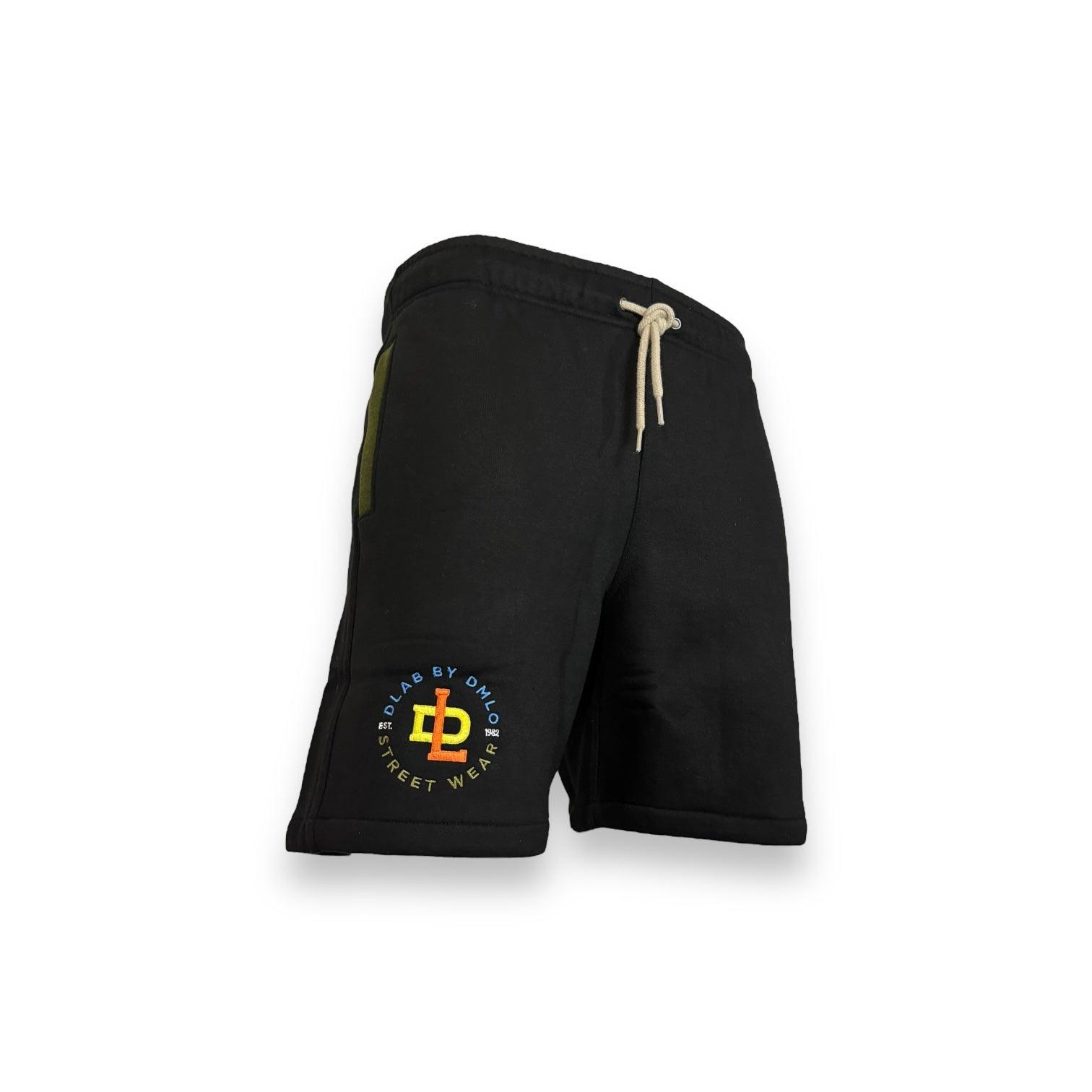 DLAB "DL82” Black SweatShort - DlabStore