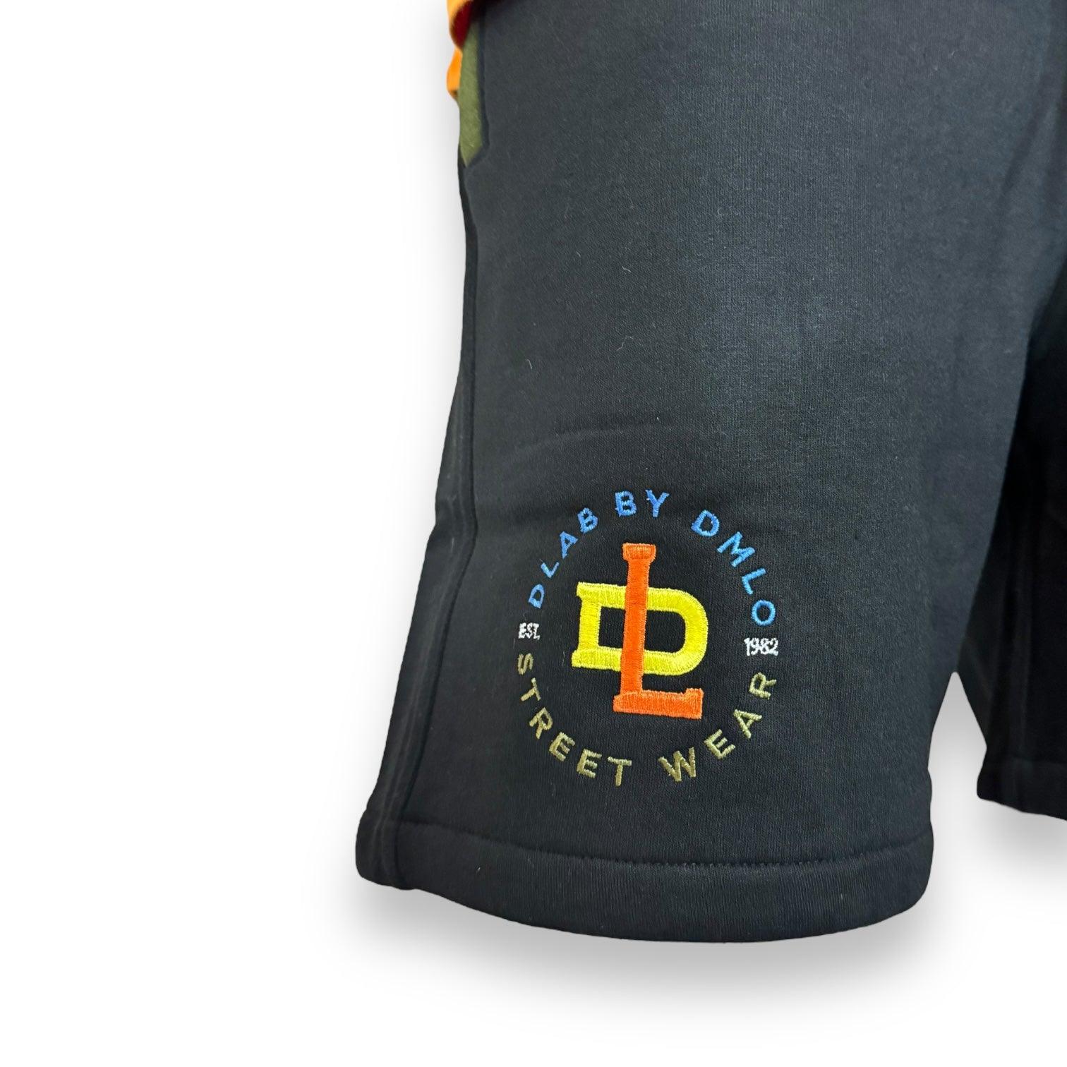 DLAB "DL82” Black SweatShort - DlabStore