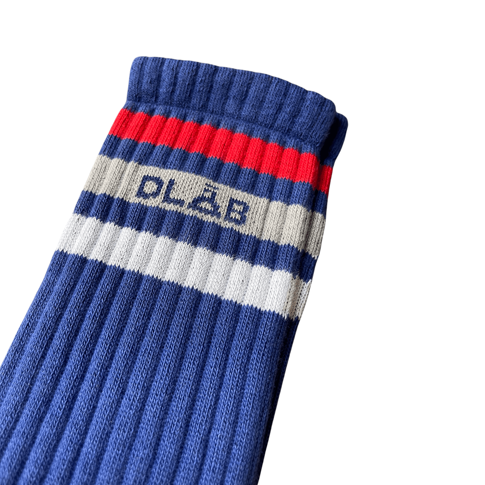 Dlab Socks (High) Navy Blue/Lines - DlabStore