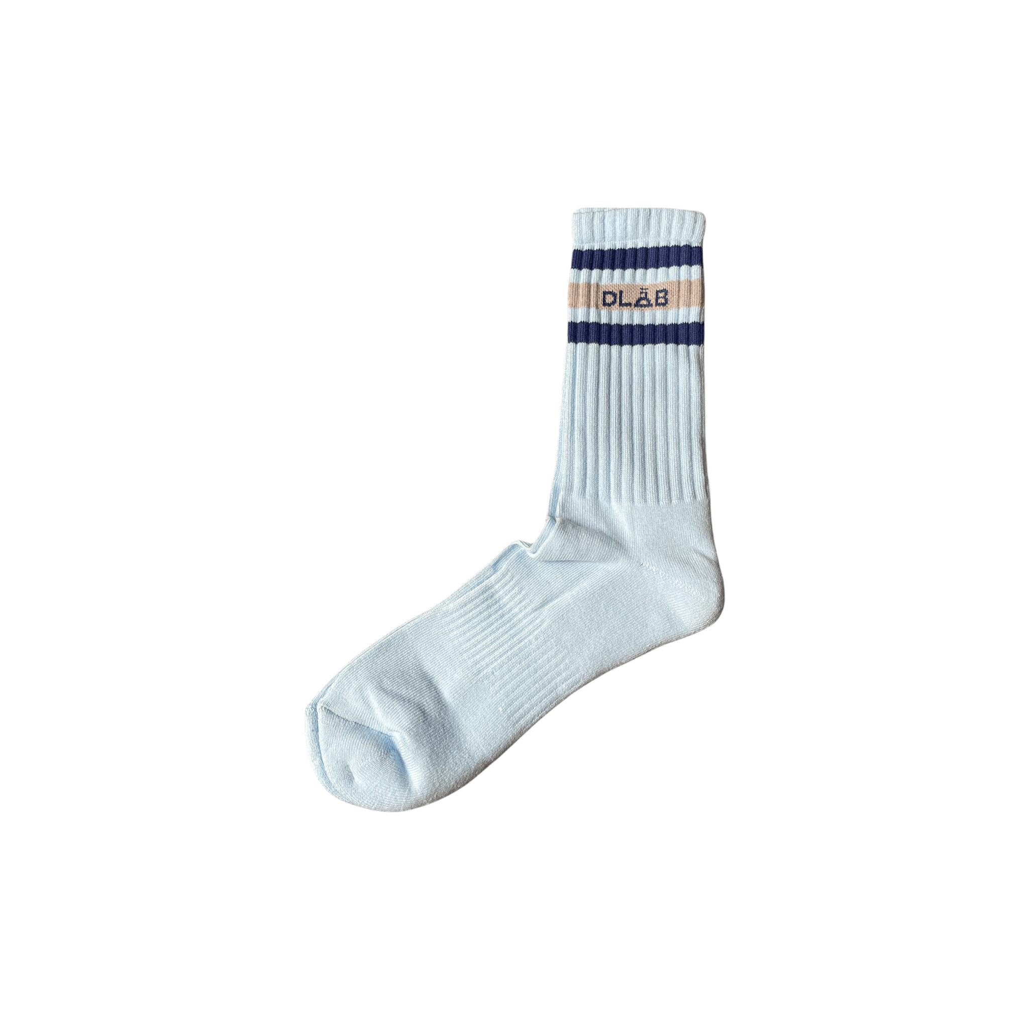 Dlab Socks (High) Baby Blue/Lines - DlabStore