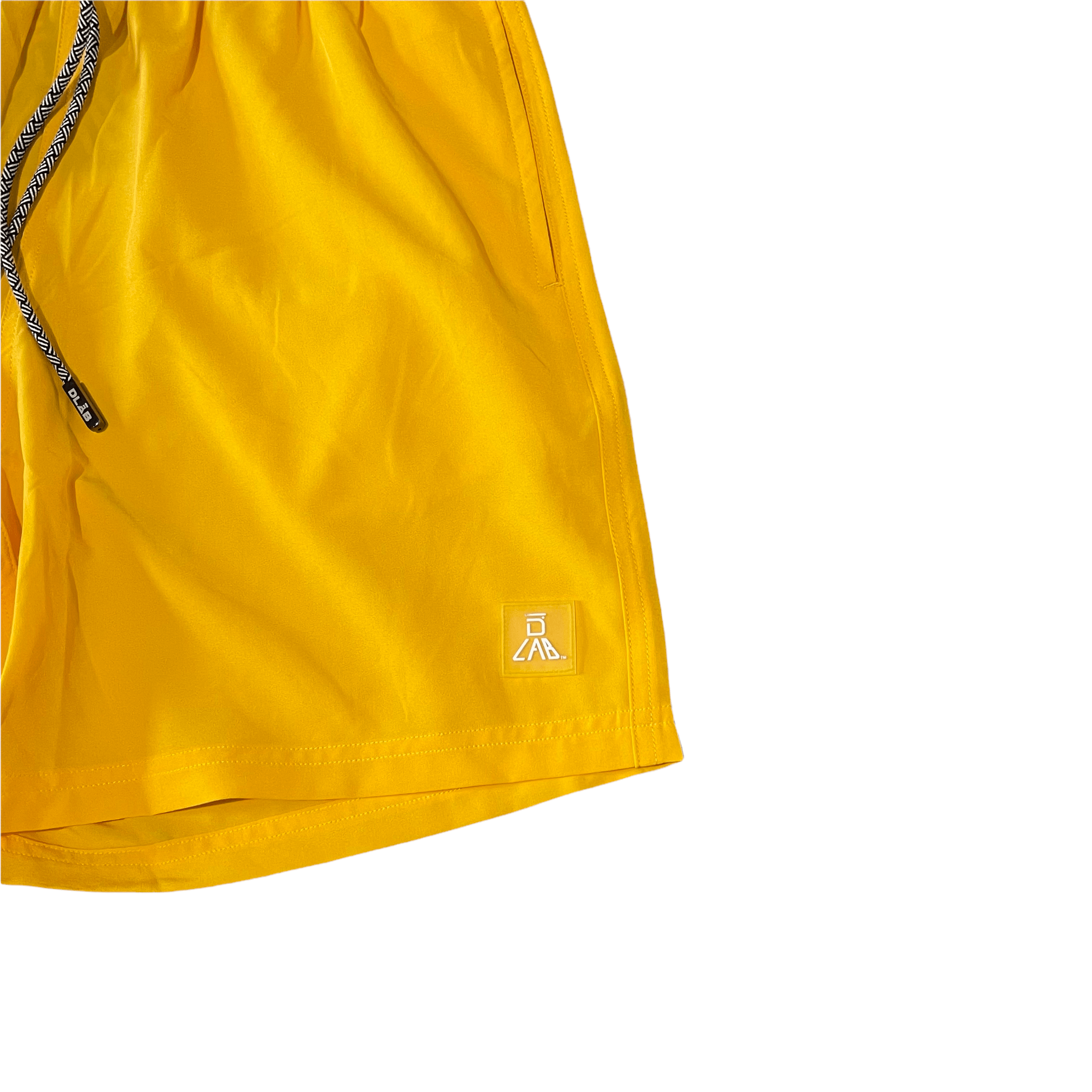DLAB Men's Hybrid Board Shorts (Yellow) - DlabStore